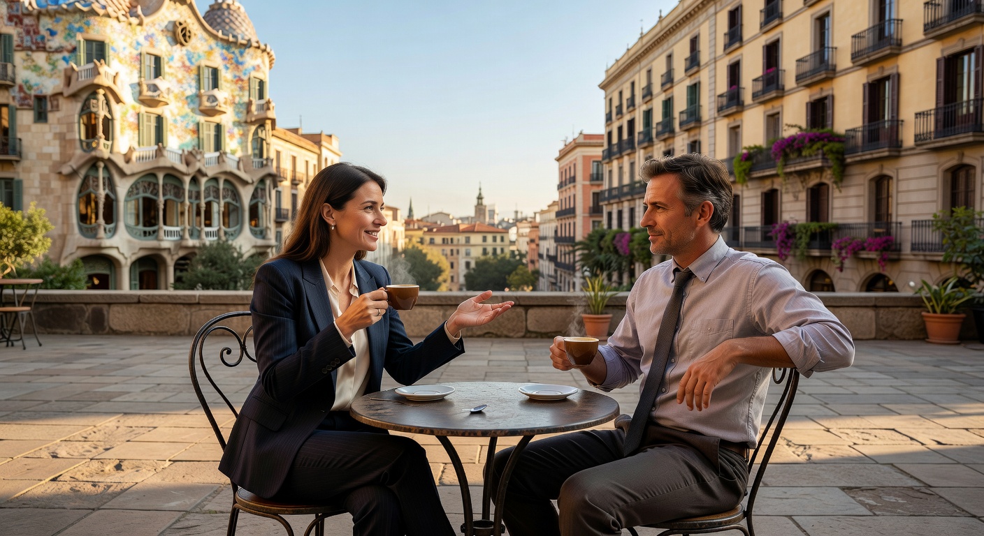 Comunicación ejecutiva - Reunión informal en Barcelona
